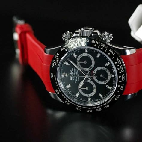 rubber strap for rolex daytona|Rolex 116500 watch straps.